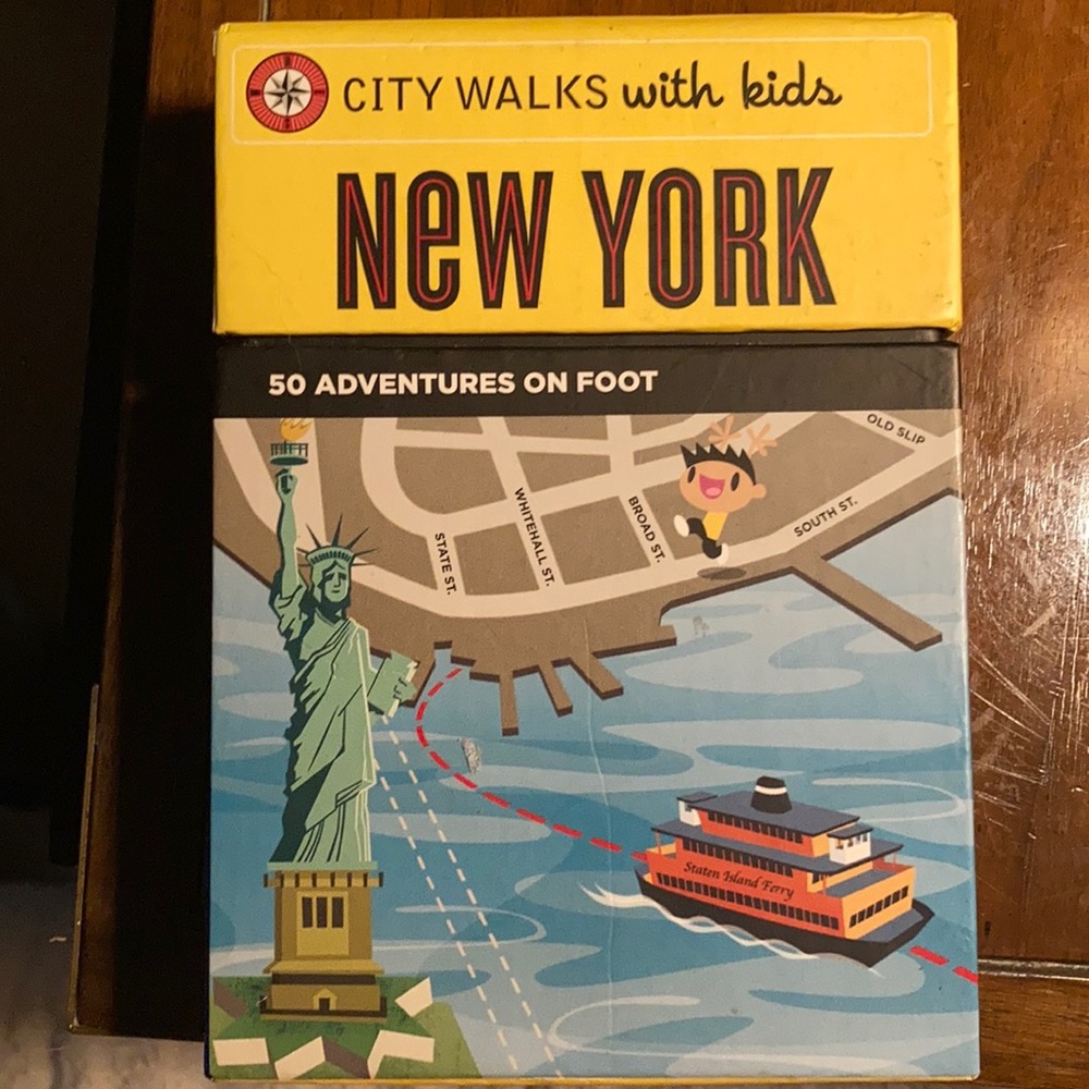 City walks with kids, NEW YORK, info cards